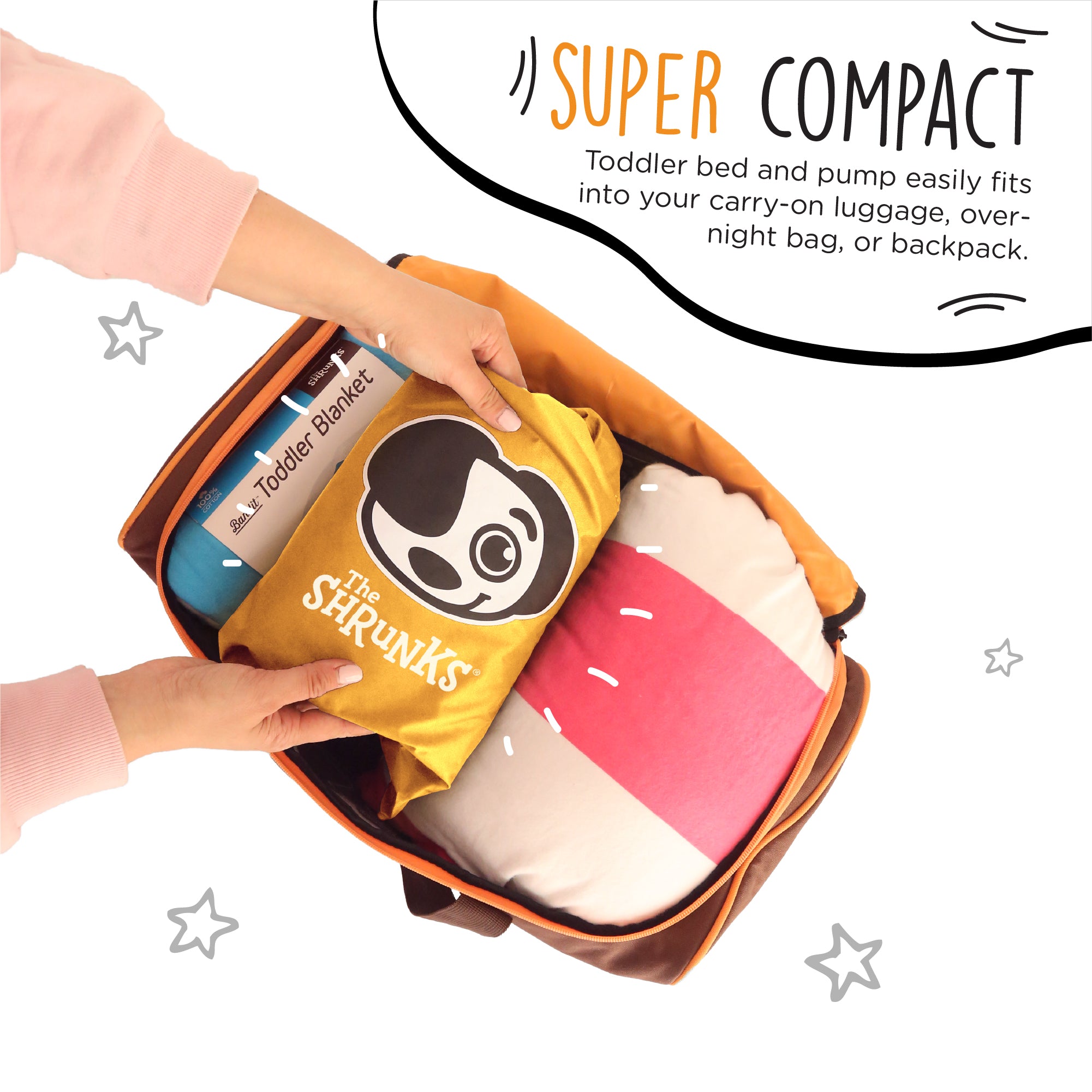 The Shrunks Original Toddler Travel Bed