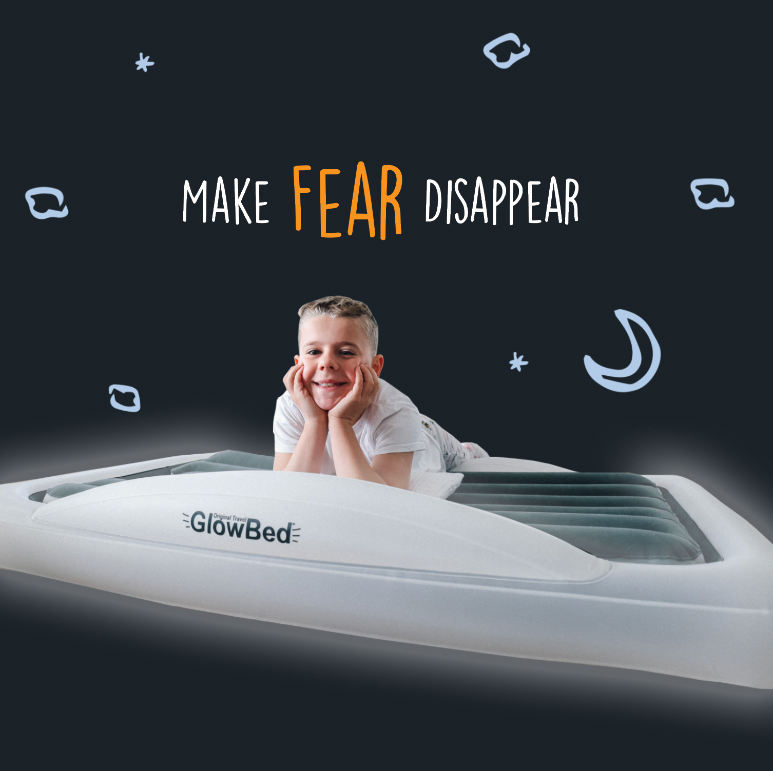 GlowBed™ Toddler-Sized Air Bed