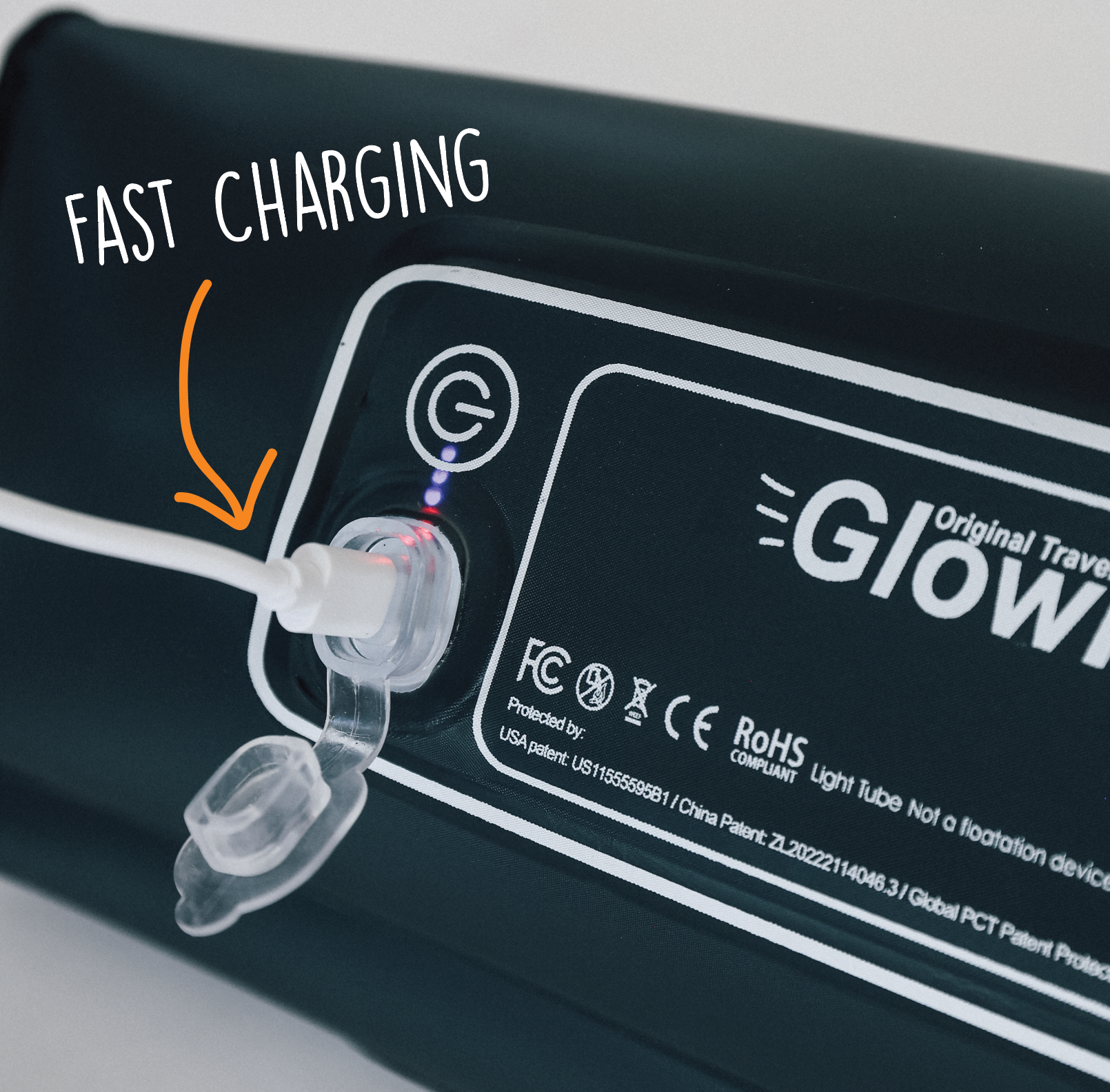 GlowRail™ Bed Bumper 2x Pack