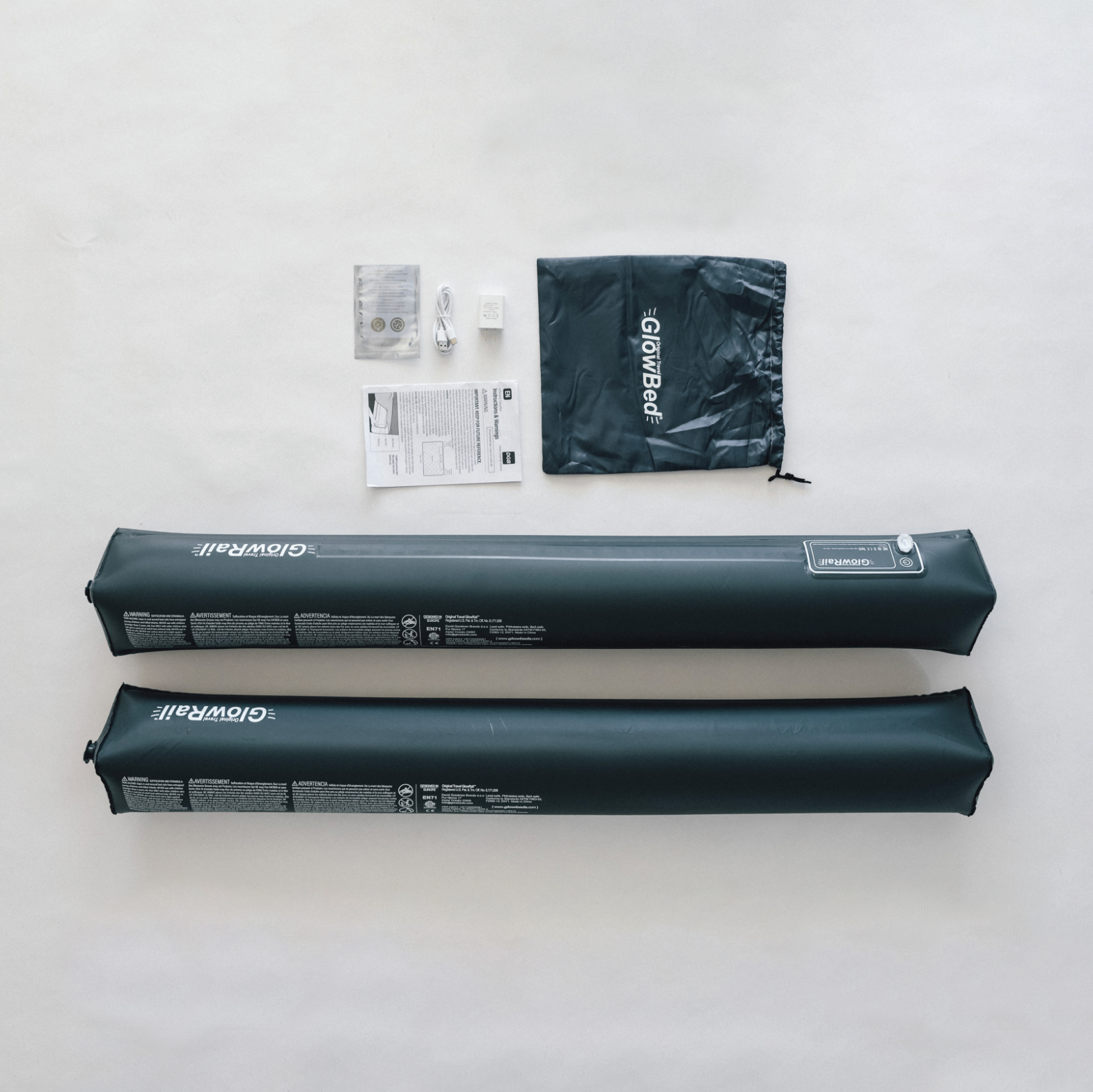 GlowRail™ Bed Bumper 2x Pack