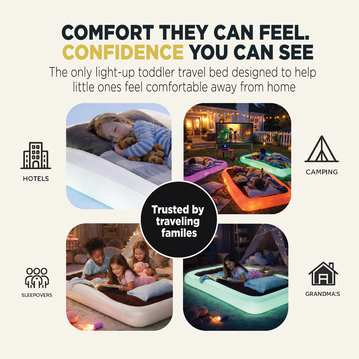 GlowBed™ Twin-Sized Air Bed